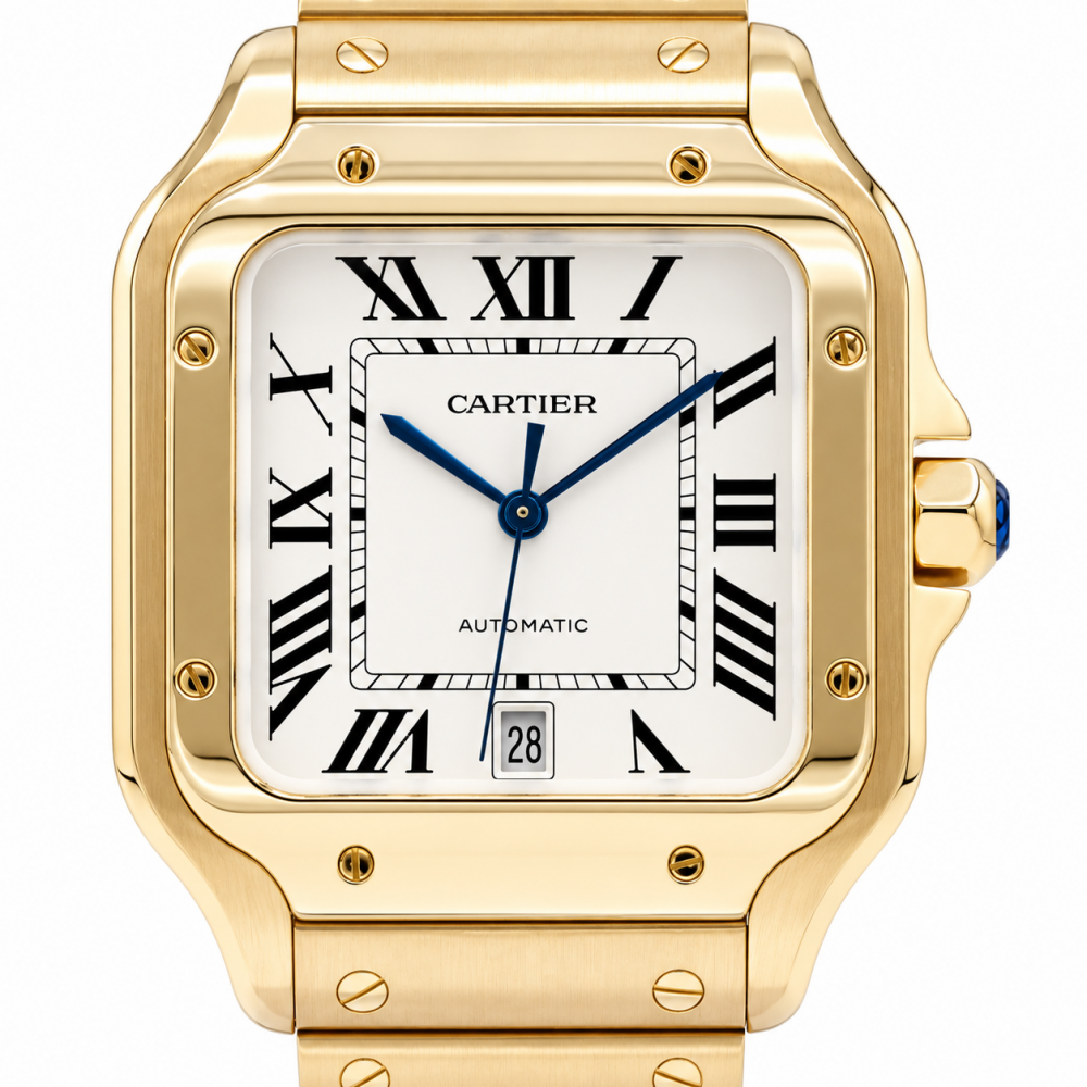 CARTIER SANTOS 18KT YG WGSA0029